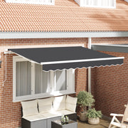 Tessuto di sostituzione per tenda per telaio 2.5x2 m Antracite