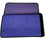Trade Shop - Astuccio Porta Attrezzi 24 Tasche Chiusura Roll On Estetista Parrucchiere -