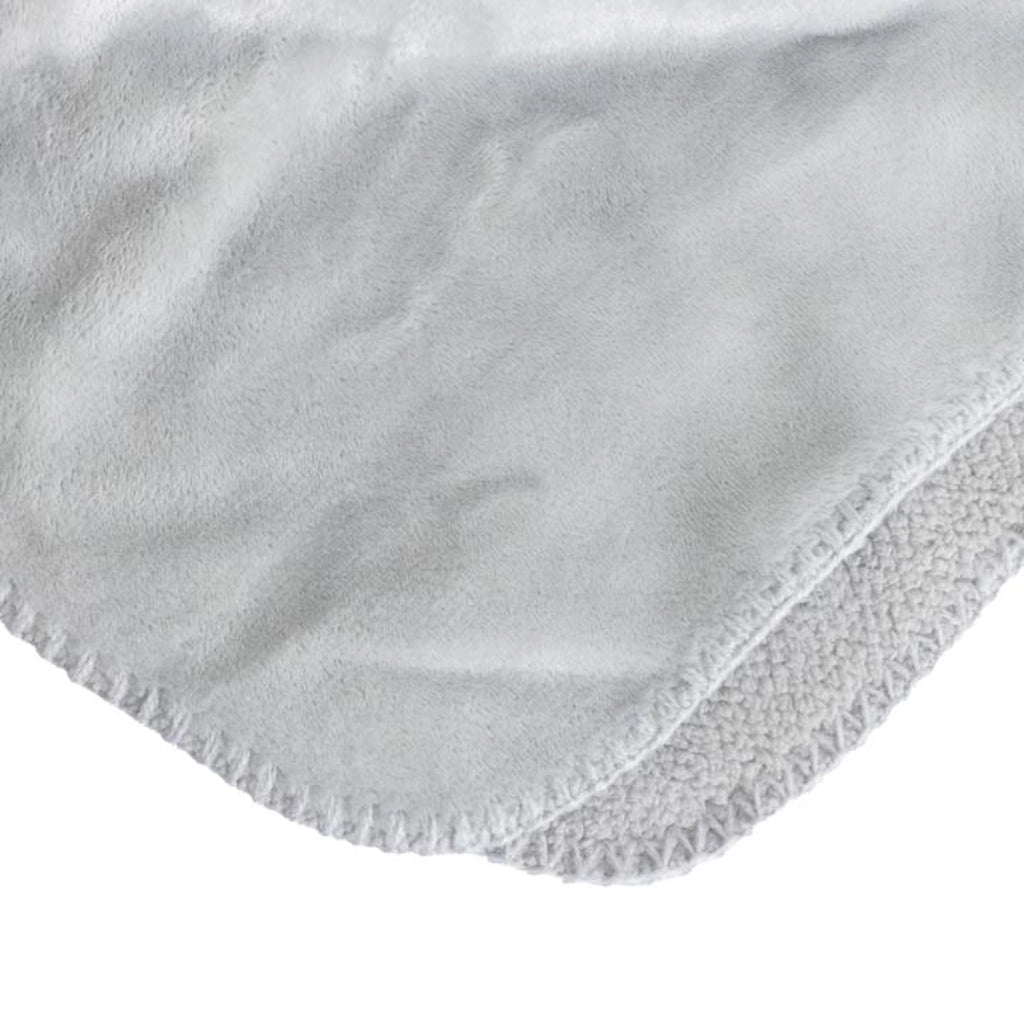 Coperta a quadri grigio chiaro 130x170cm SMOOTIK