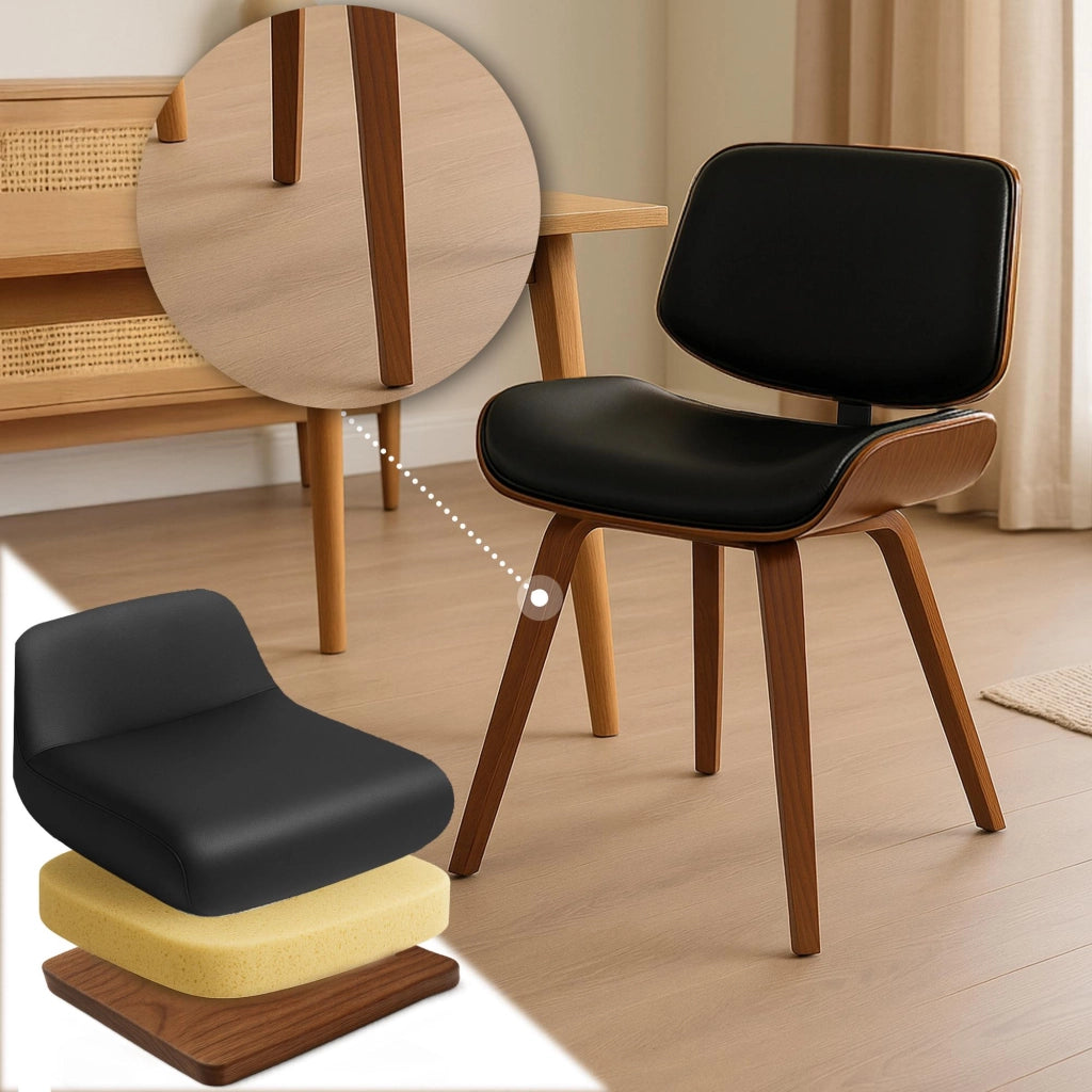 Sedia visitatore Beverley in ecopelle 1