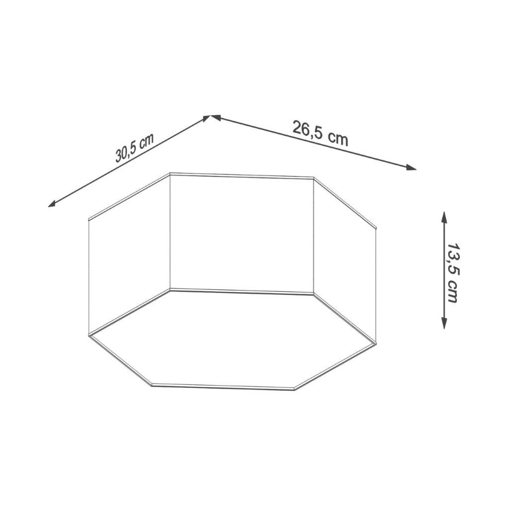 Lampada da soffitto SUNDE 13 bianco