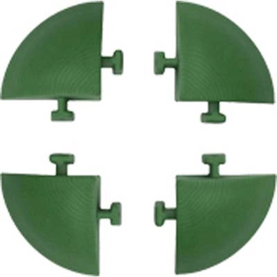 ANGOLARE X PIASTRELLA AUTOBLOCCANTE - PP VERDE CM 5X5 H.CM 2,5 CF=PZ 4- 1 confezioni