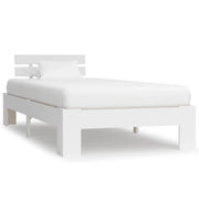 Dormeuse Estraibile senza Materasso Bianca Legno Pino 90x200 cm