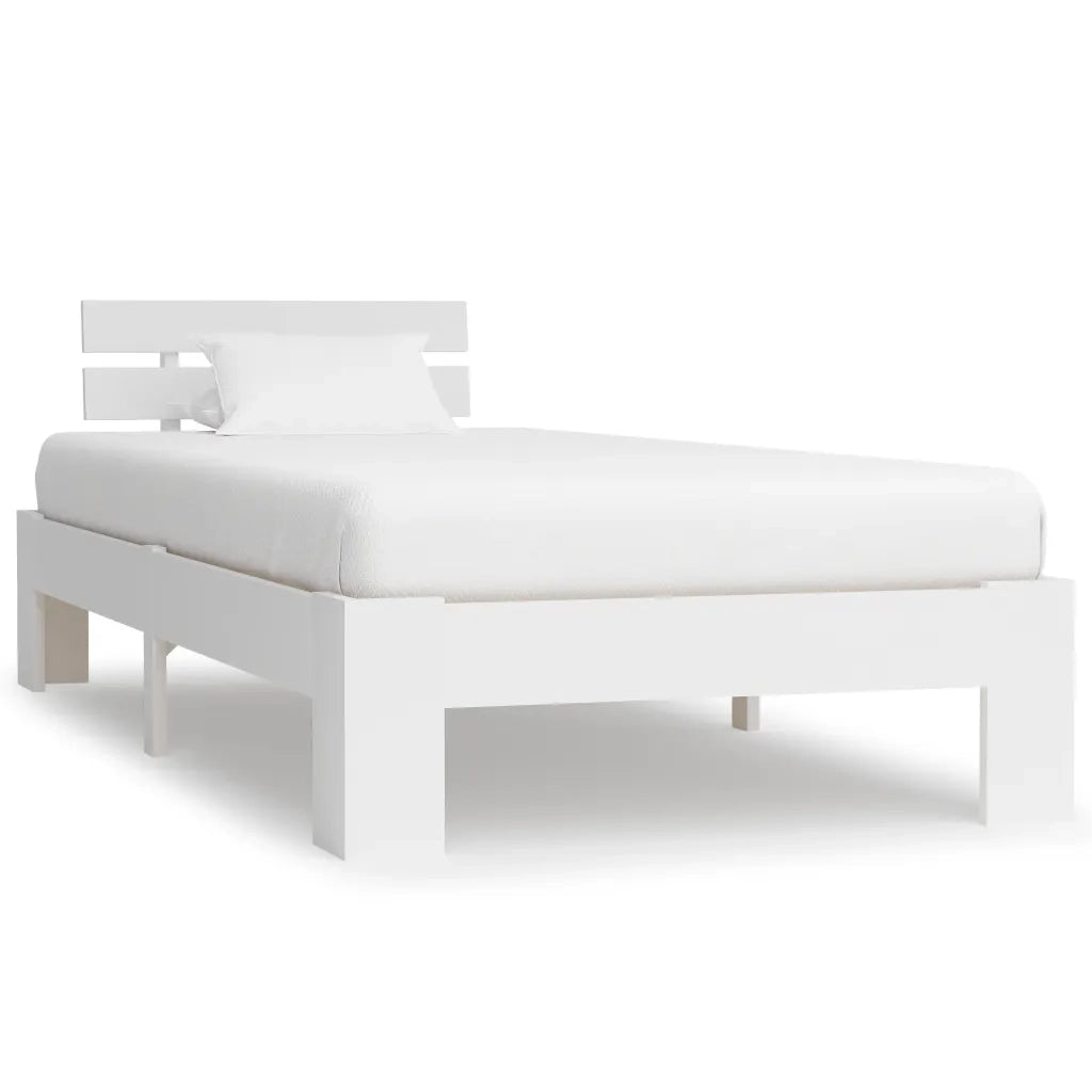 Dormeuse Estraibile senza Materasso Bianca Legno Pino 90x200 cm