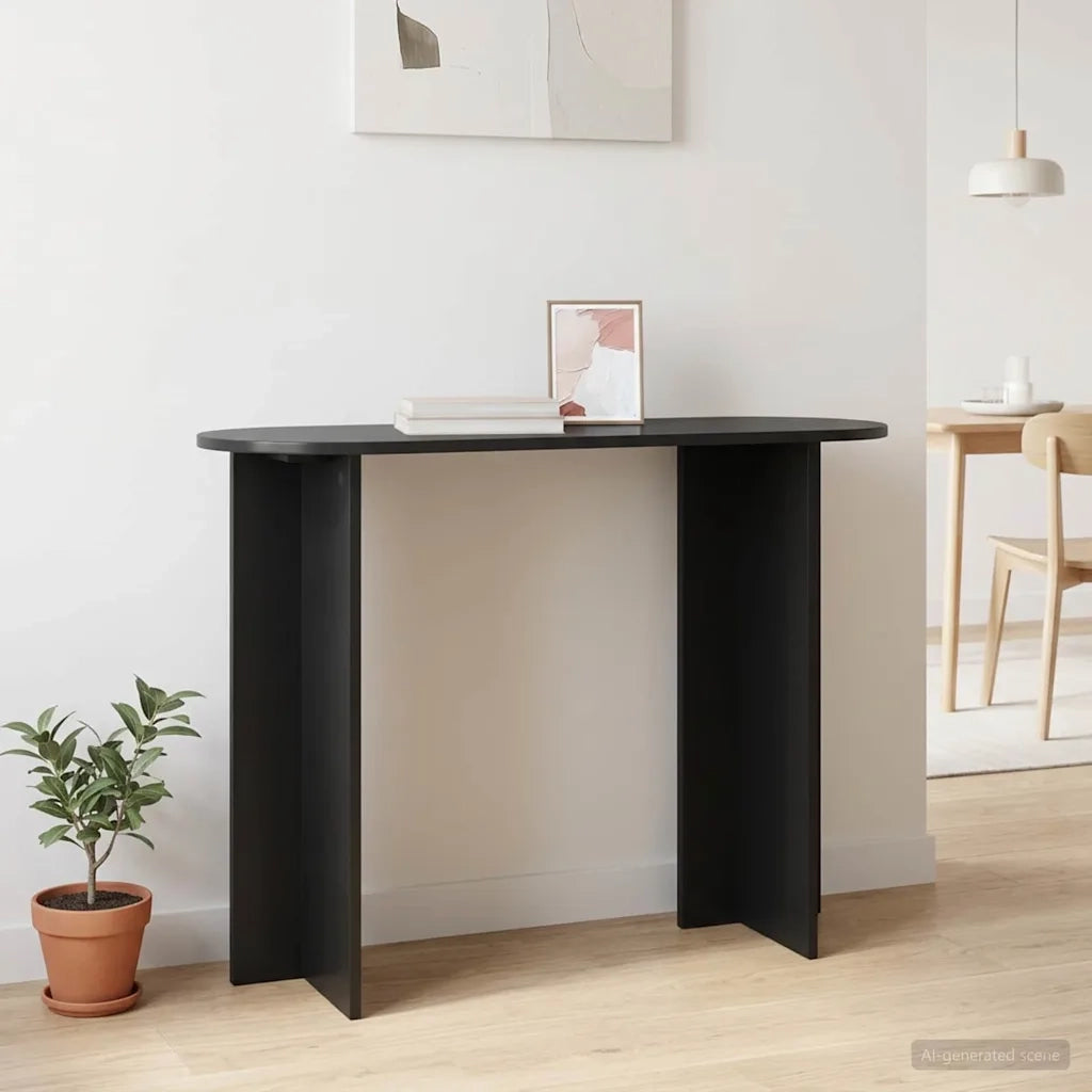 Tavolo consolle Rovere Nero 100 x 39,5 x 75 cm 8001150