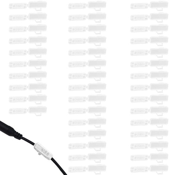 Etichette per cavi - 40 pezzi, isolate, resistente al fuoco, 10 mm, impermeabili, legature per cavi in nylon, per la marcatura e la classificazione di tutti i cavi