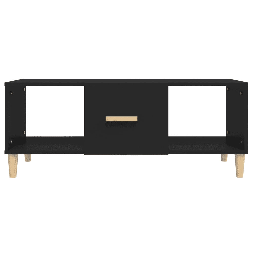Tavolino da salotto | Tavolino da caff¨¨ | Tavolino da Soggiorno Nero 102x50x40 cm in Legno Multistrato