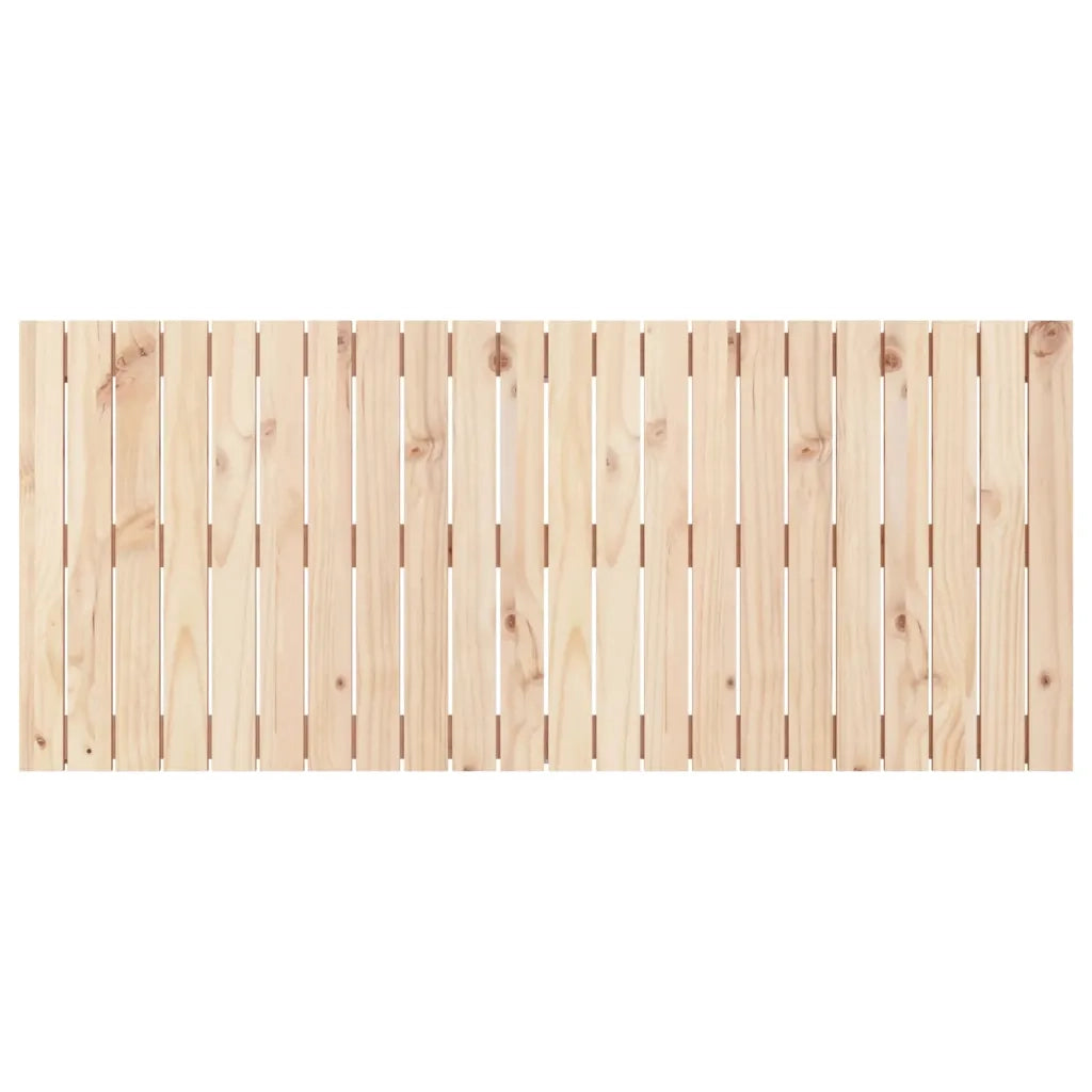 Testiera da Parete 140x3x60 cm in Legno Massello di Pino