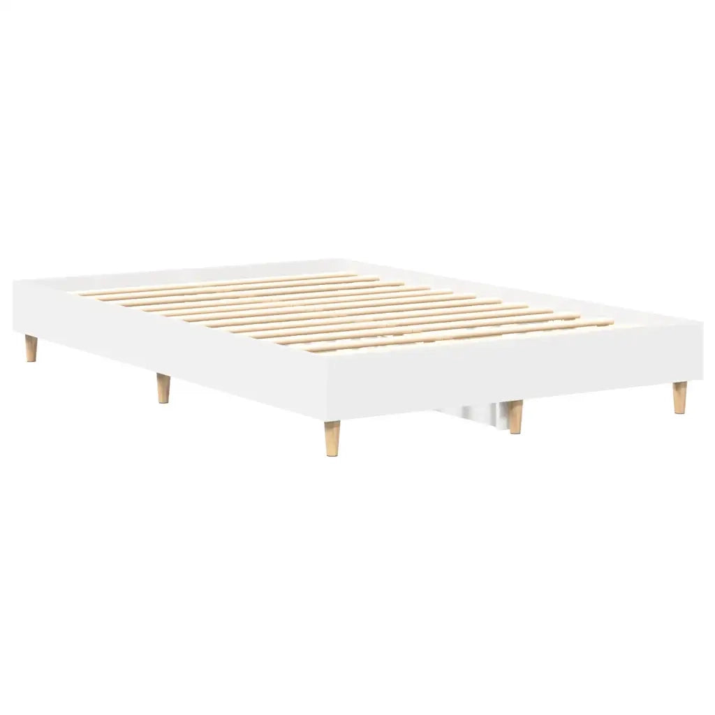 vidaXL Giroletto senza Materasso Bianco 120x200 cm Legno Multistrato