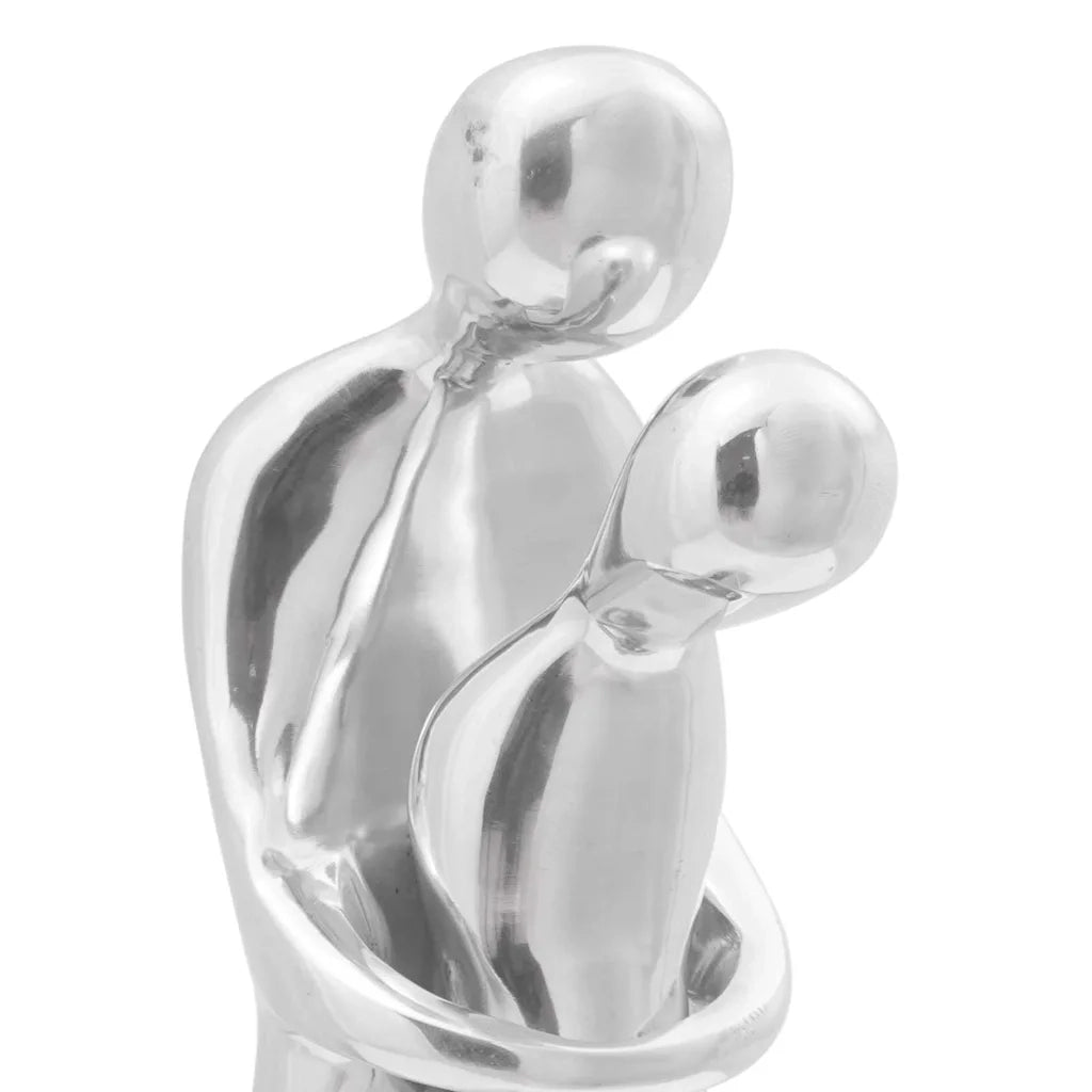 Scultura Argento 10 x 16 x 49 cm Alluminio CFW3508925