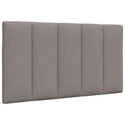 Coussin de tête de lit Hanko taupe 90 cm tissu