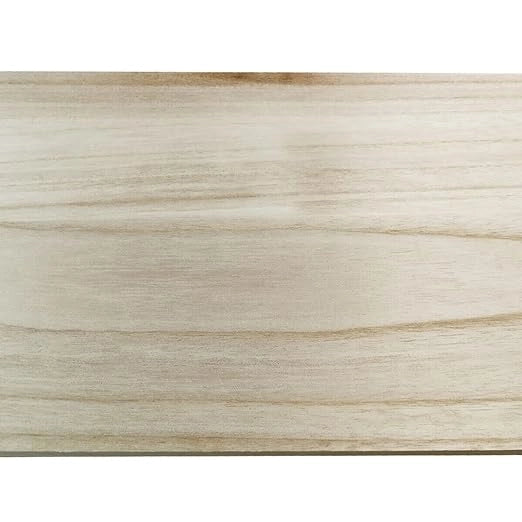 KIT da 10 pezzi - TAVOLA In LEGNO LAMELLARE MONO-STRATO - Levigato - Light Wood - Alluminio Vegetale - misura 30x2x100 cm