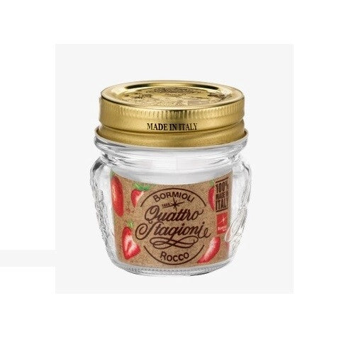 Barattolo contenitore conserve quattro stagioni 8 cl + tappo 56 mm