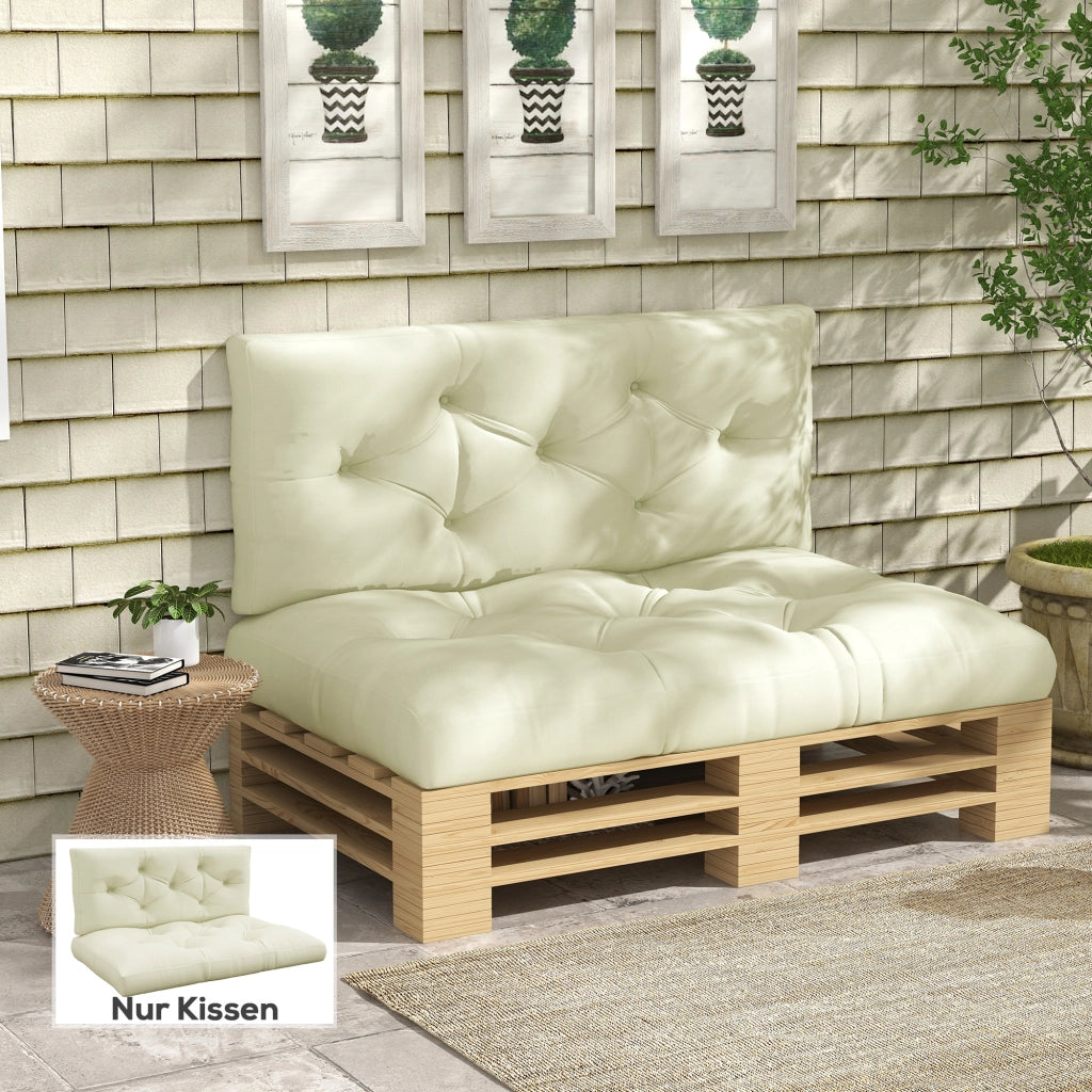 Cuscino per poltrona ¨C zephmum ¨C 120x80x12 cm, crema