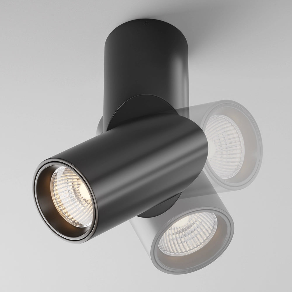 Plafoniera LED Maytoni Dafne nera 10W 3000K 800lm IP20