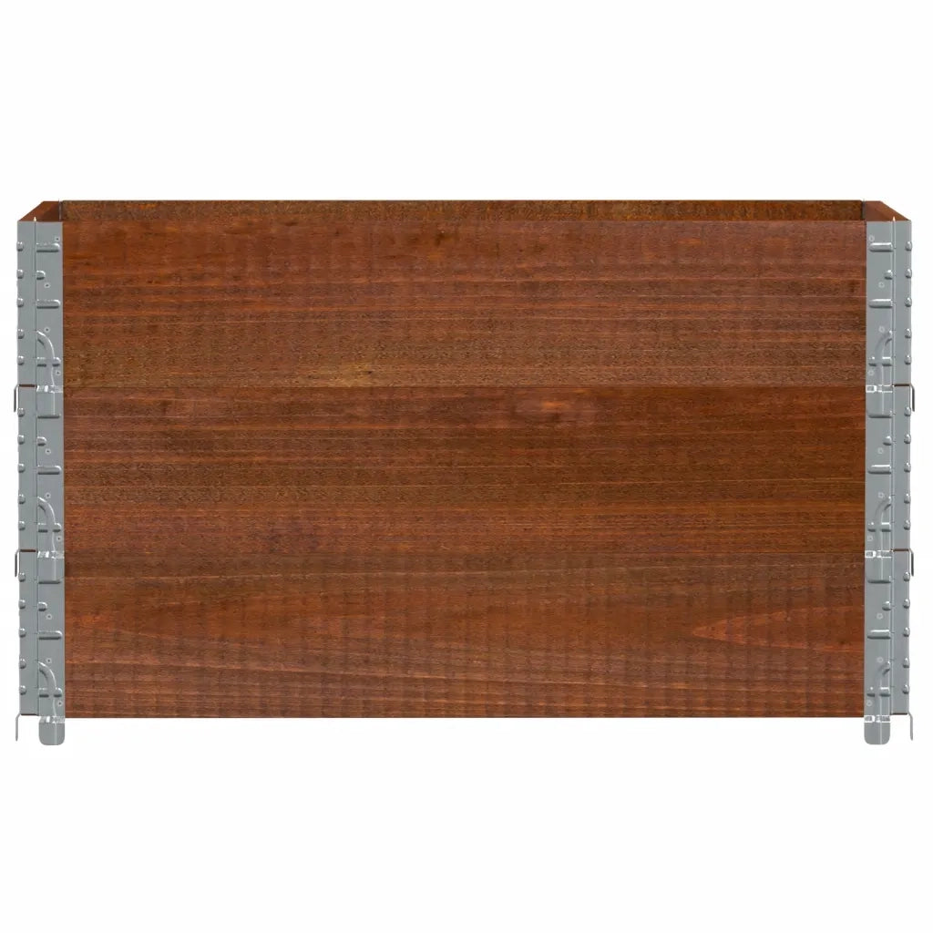 Fioriera da Giardino Marrone 100x50 cm Legno Massello di Pino 3295430