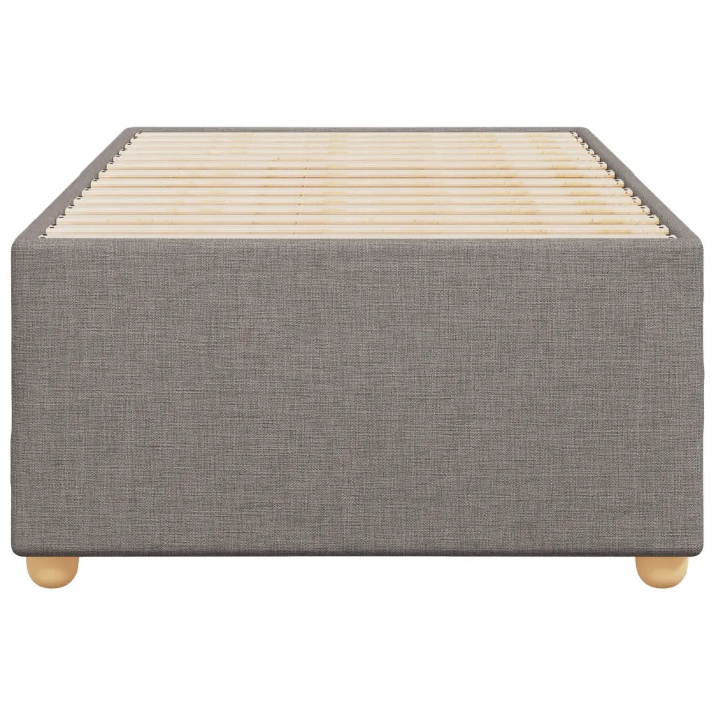 Giroletto senza Materasso Tortora 90x200 cm Tessuto 3284705