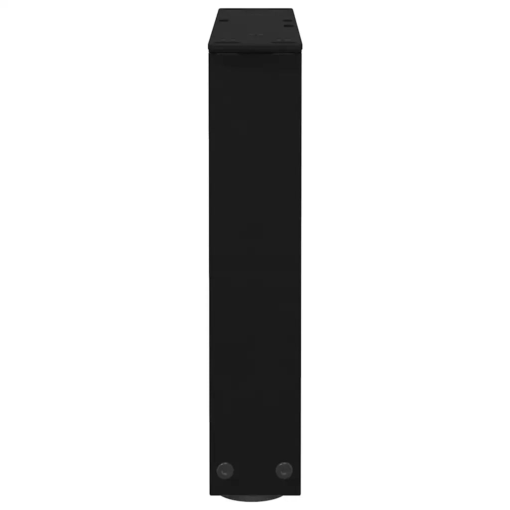 Gambe per Tavolino da CaffÃ¨ a Forma di V 2 pz Nere 40x(30-31,3) cm Acciaio