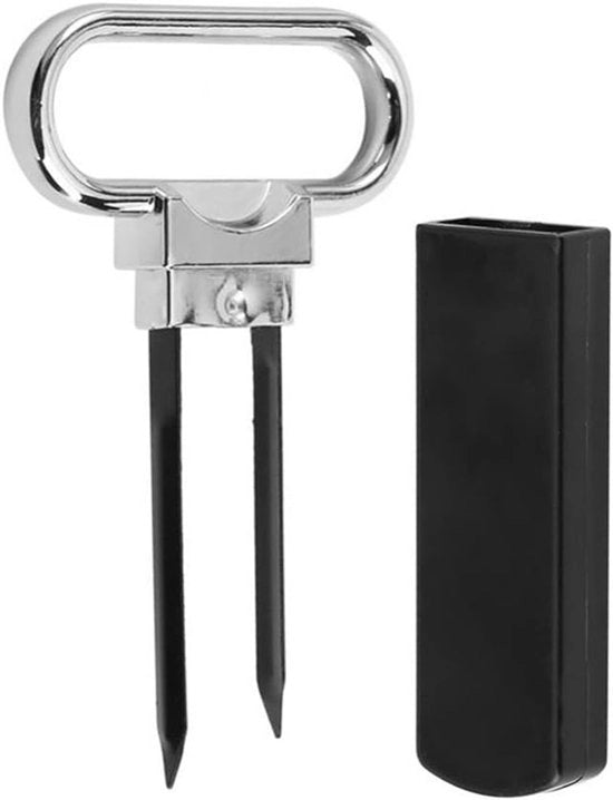 Opener per Vino in Acciaio Inossidabile con Tasca di Protezione - Estrattore di Tappi Ergonomico per Casa e Feste