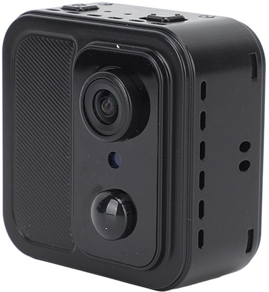 Camera Mini Draadloso con Gancio - Angolo di 160° - Sensore di Movimento - HD Camera di Sicurezza - Adatto per Interno ed Esterno.
