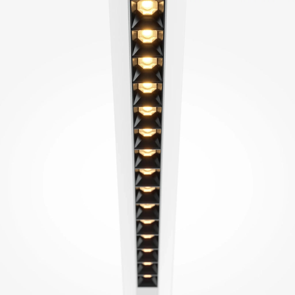 Maytoni Lampadario Moderno Motion 2 luci LED integrato bianco alluminio