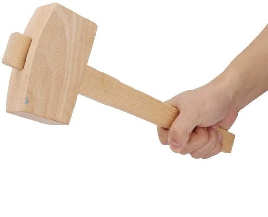 Martello per Lavorazione del Legno Professionale - Materiale Beugo - Progettazione Ergonomica - Resistente allo Sfondamento - Strumento per Lavorazione del Legno - Peso Ridotto 270-379g