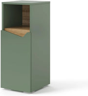 "Marelle, Verde/Artigianale, 30 x 74.5 cm con porta e vano aperto