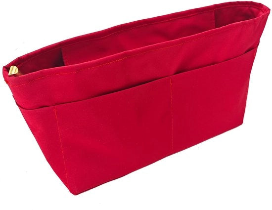 Organizzatore di borse per inserto, per borsa a tracolla, borsa da spalla grande, impermeabile, rosso, dimensioni L