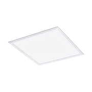 Plafoniera Moderna Salobrena 1 Alluminio Bianco Luce Led Integrato 21,5W