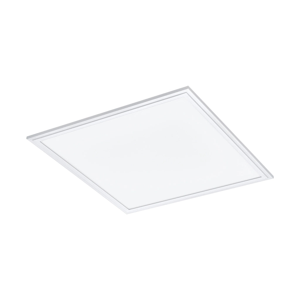 Plafoniera Moderna Salobrena 1 Alluminio Bianco Luce Led Integrato 21,5W