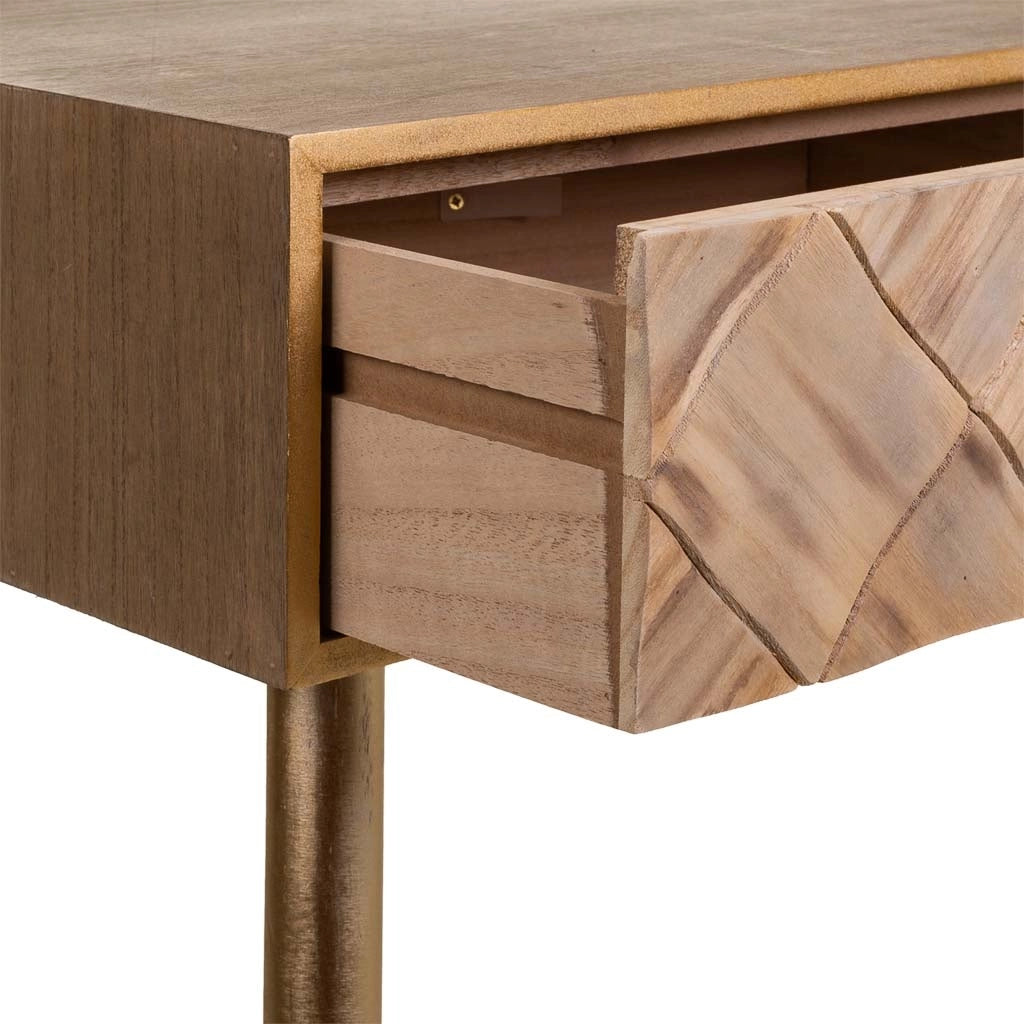 Mobile da ingresso in legno marrone 88x41x79h