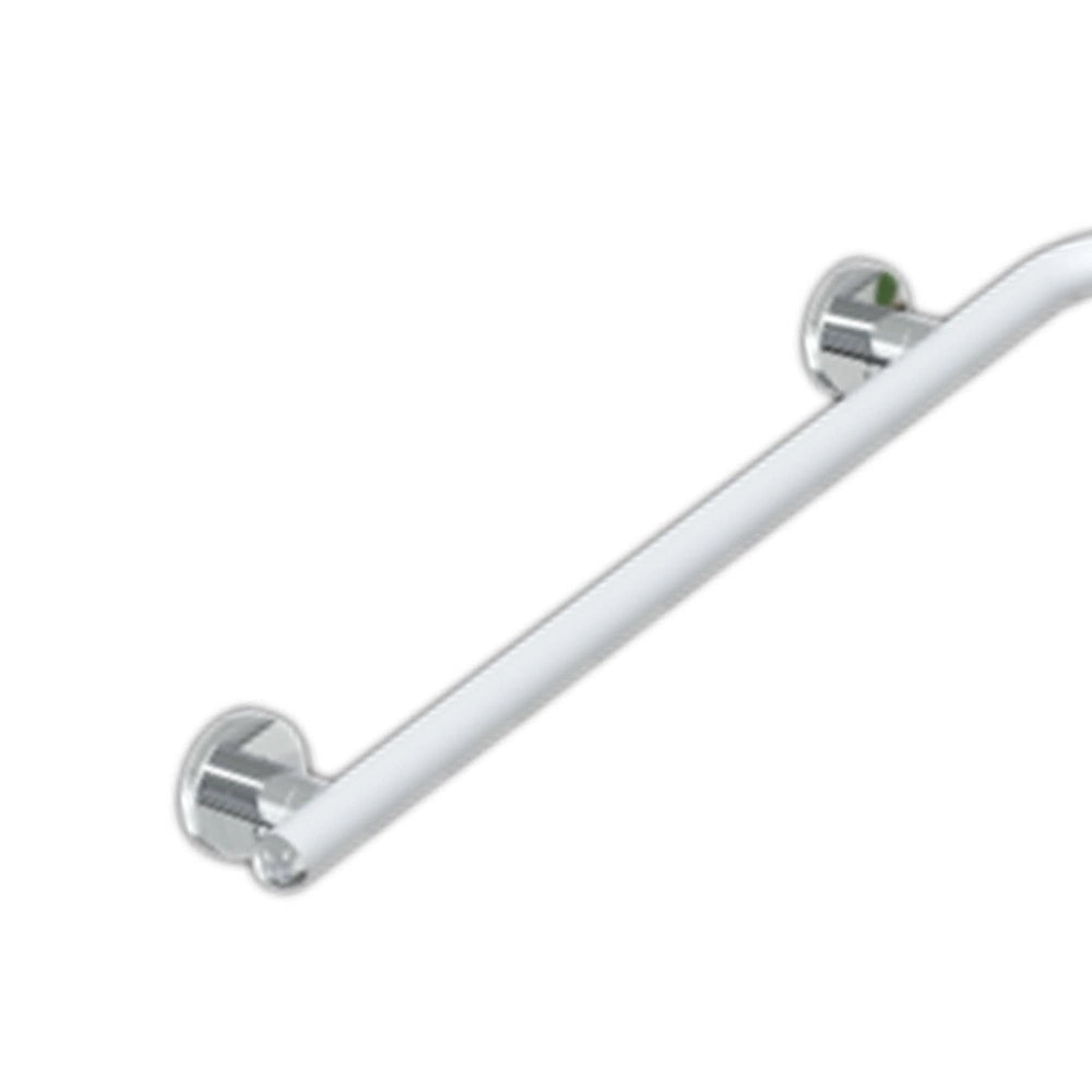 Maniglia angolare doccia serie raffaello 71,6x71,6 bianco opaco/inox lucido