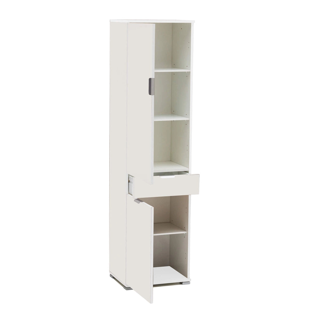Armadio con 2 ante e un cassetto in Legno Composito cm 45x38x174 - GREIG