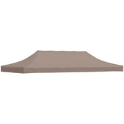 Tetto per Tendone per Feste 6x3 m Grigio Talpa 270 g/mÂ² cod mxl 64197