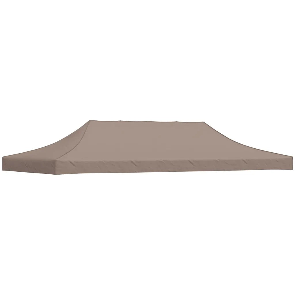 Tetto per Tendone per Feste 6x3 m Grigio Talpa 270 g/mÂ² cod mxl 64197