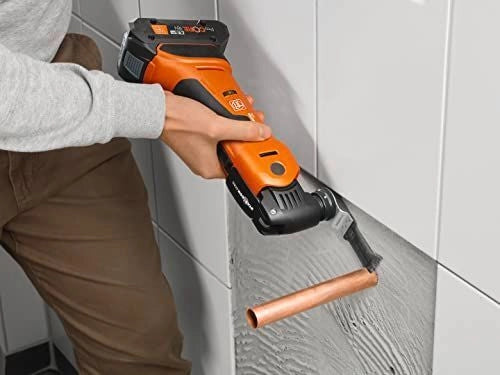 FEIN 71293661000 Multimaster AMM 700 Max Top Utensile multifunzione cordless 18 V 4,0 Ah 2 batterie StarlockMax QuickIN colore Nero