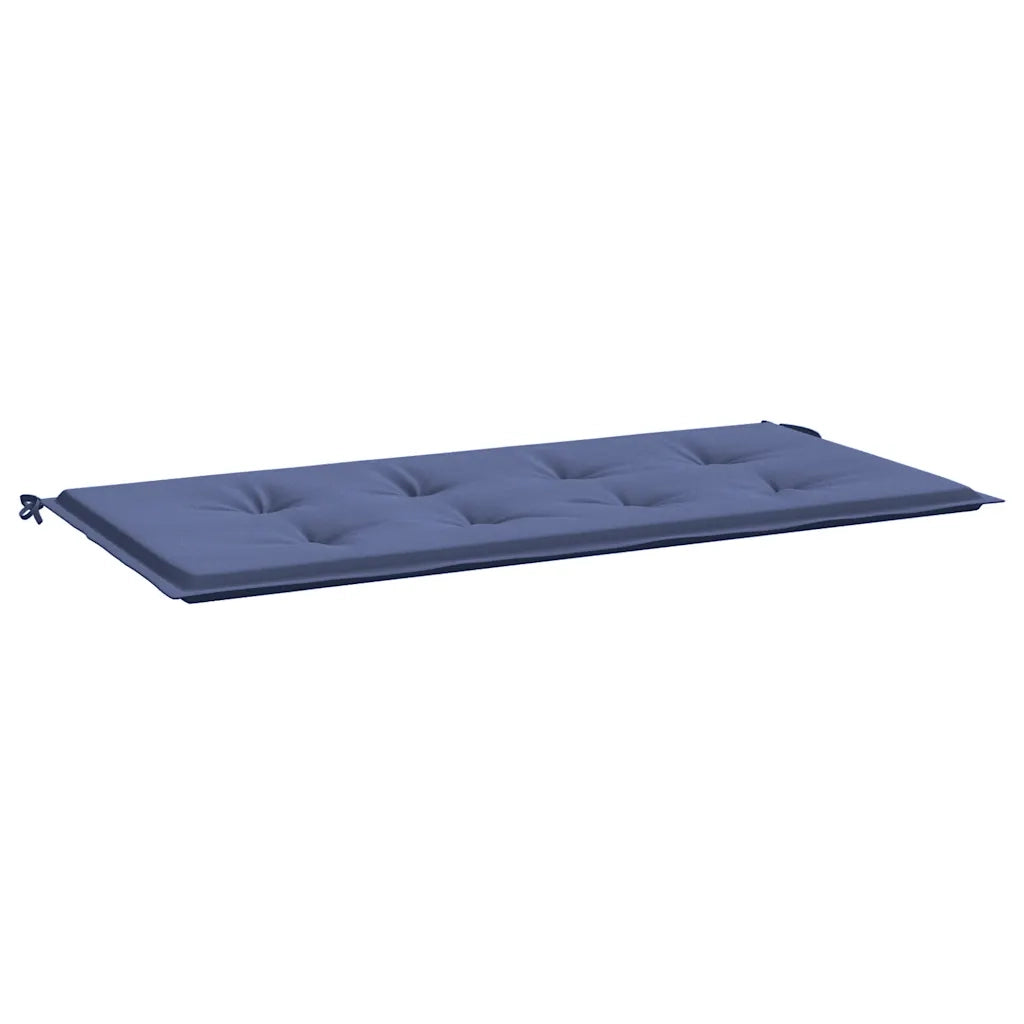 Cuscino Panca da Giardino Blu Marino 120x50x4 cm Tessuto Oxford 378475