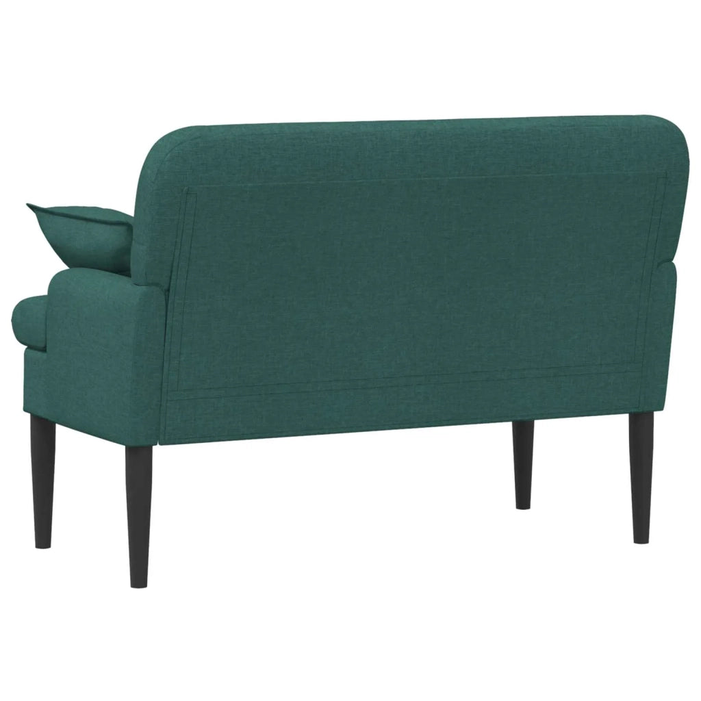 Loveseat con bottoni imbottiti Verde Scuro 111 x 68 x 80 cm 42041801