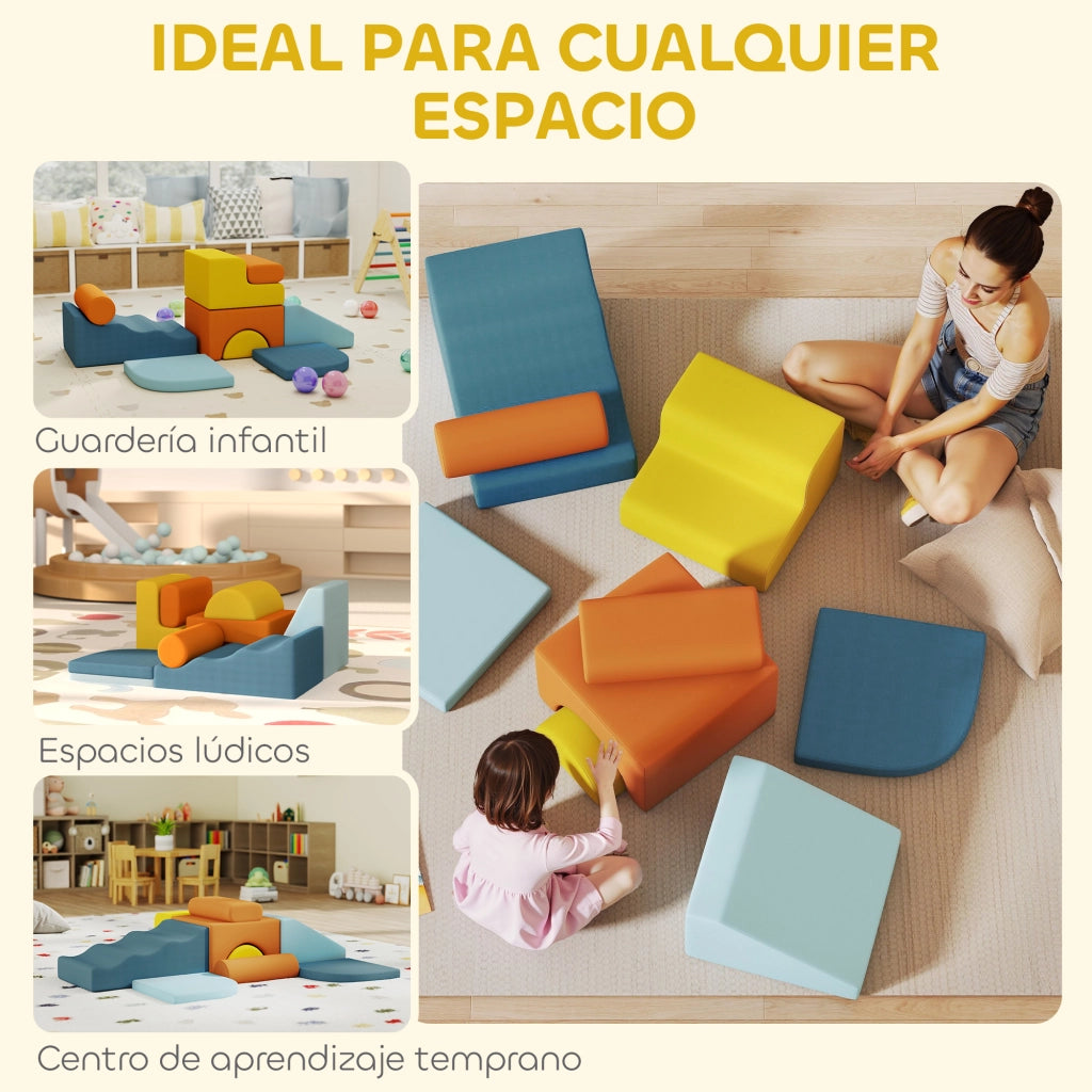 Blocchi di Schiuma per Bambini ¨C Zephmum ¨C Multicolore 90x90x90