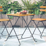 Tavolo da Bistrot 55x54x71 cm in Legno Massello di Acacia cod mxl 34112