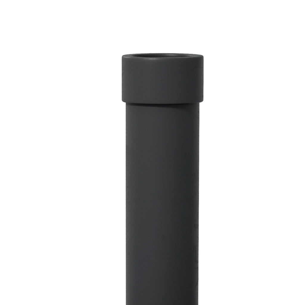 Base per Ombrellone Ø46,5 cm da 15kg per Pali da Ø3,8 e Ø4,8 cm in Plastica e Cemento Nero