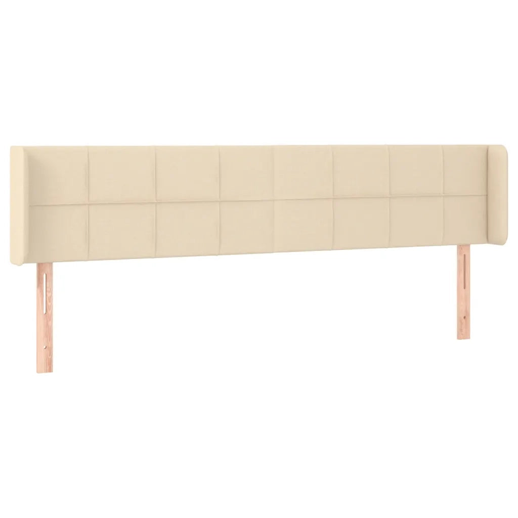 Testiera a LED-Testata con LED Crema 163x16x78/88 cm in Tessuto 832101