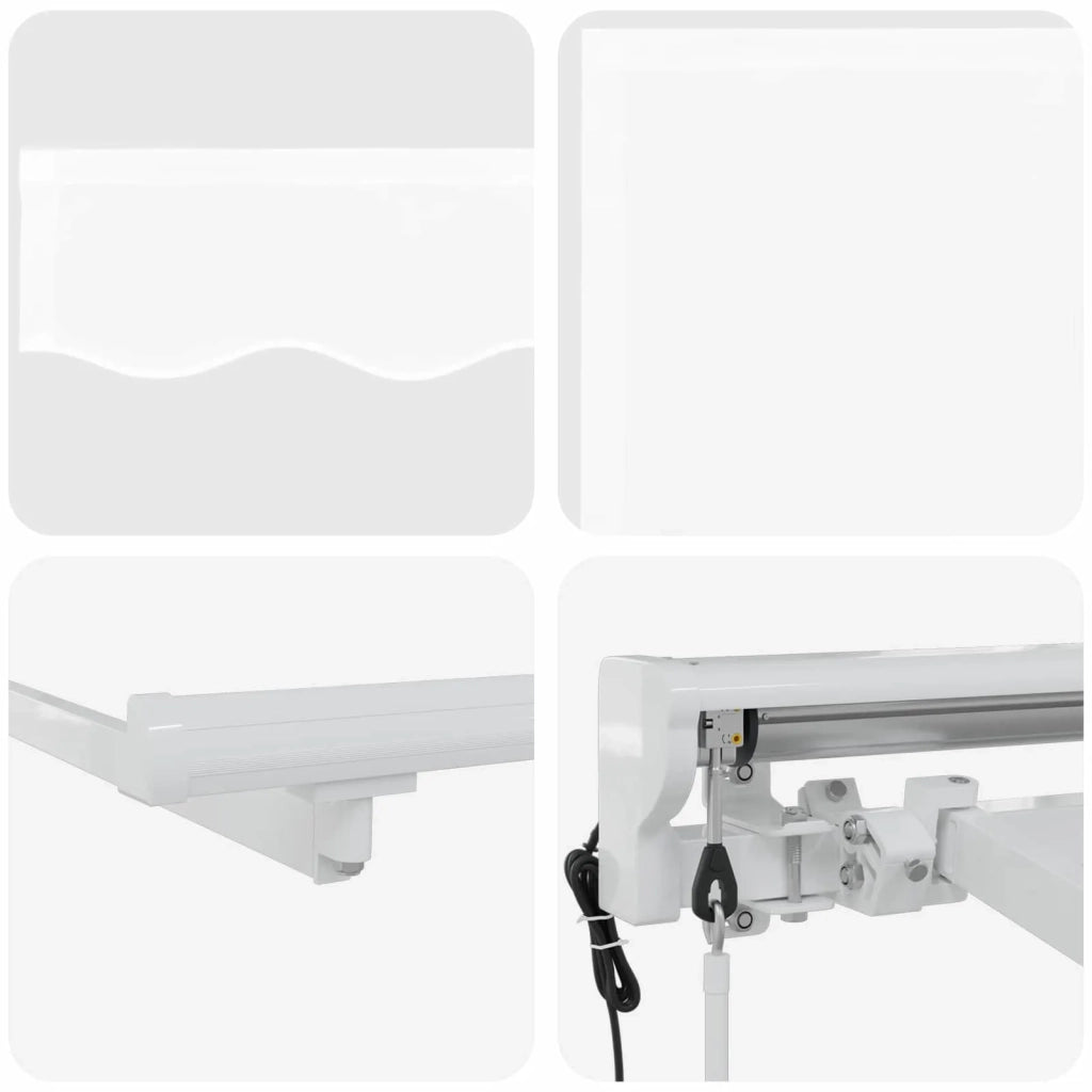 Tettuccio Elettrico Retrattile Bianco 5 × 3,5 m 3421099