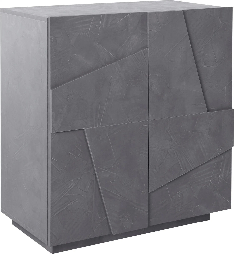 Mobile Madia PING L 81.2 x H 86 x P 44.2 cm grigio ardesia
