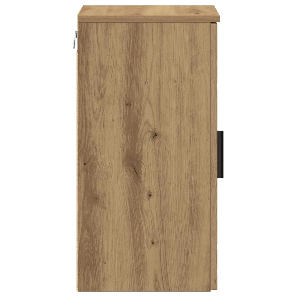 Mobile da Bagno con porta Rovere artigianale 30 x 31,5 x 61 cm 883353