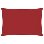 Parasole a vela | Telo Ombra | Vela da ombra Oxford Rettangolare 3x6 m Rosso
