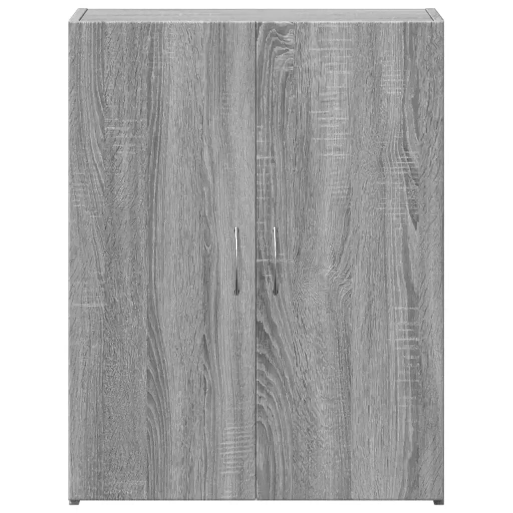 Schedario Grigio Sonoma 60x32x77,5 cm in Legno Multistrato