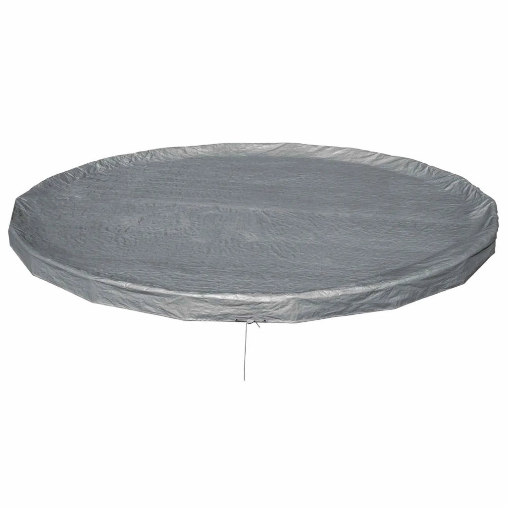 Bestway Copertura per piscina Ø5,49 m Rotondo Poliestere Grigio 42035730