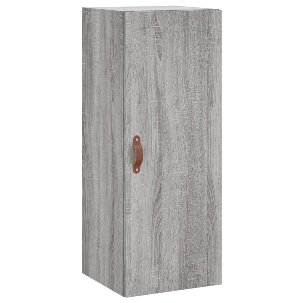 Mobile a Parete Grigio Sonoma 34,5x34x90 cm 828834