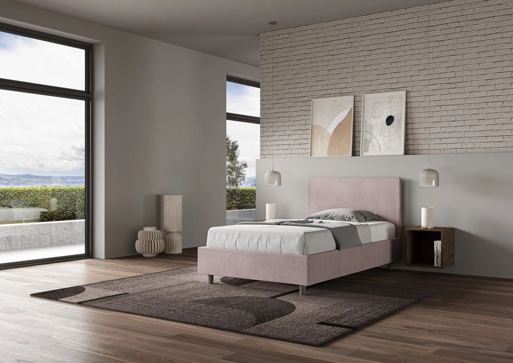 Letto 1 Piazza e Mezzo 120x210 cm Senza Rete Adele Glicine